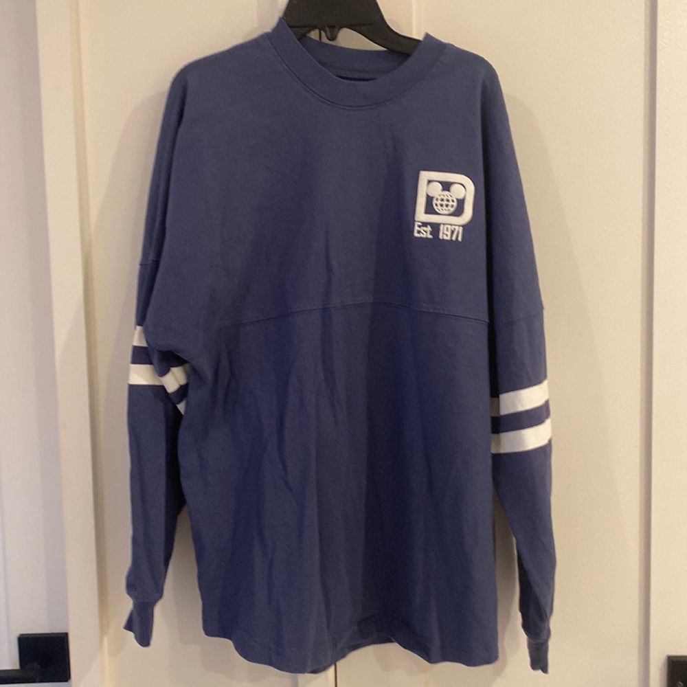 Disney parks authentic navy heavy long sleeve